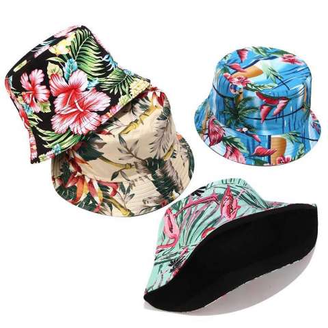 2020 new arrival hot sell floral pattern folding bucket hat